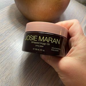 Brand new Josie Maran Juicy Pear Whipped Argan Oil body butter 4 fl oz